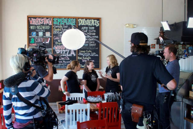 Netflix Chelsea gravando em Santa Monica, Califórnia