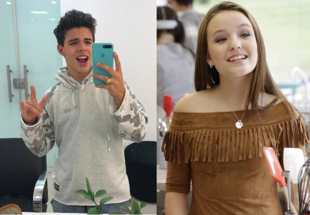 Instagram/ Thomas Costa | Gabriel Gabe / SBT Atriz assumiu que estão juntos no 'TV Fama'