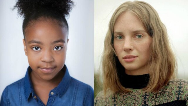 Viviana Chavez/Netflix/Divulgação | Ellius Grace/Netflix/Divulgação Priah Ferguson como Erica Sinclair e Maya Hawke como Robin