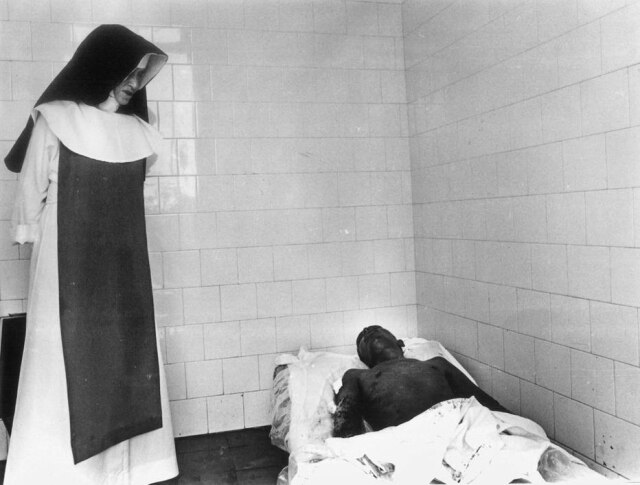 Agliberto Lima/Estadão Irmã Dulce em suas obras assistenciais fotografada por Agliberto Lima