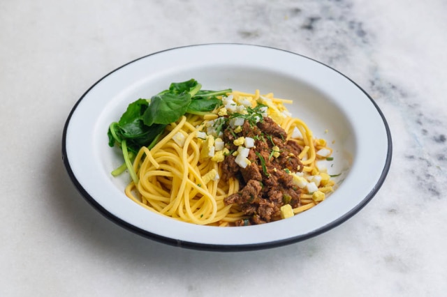 Rotisseria terá espaghetini fresco com ragu de picadinho 