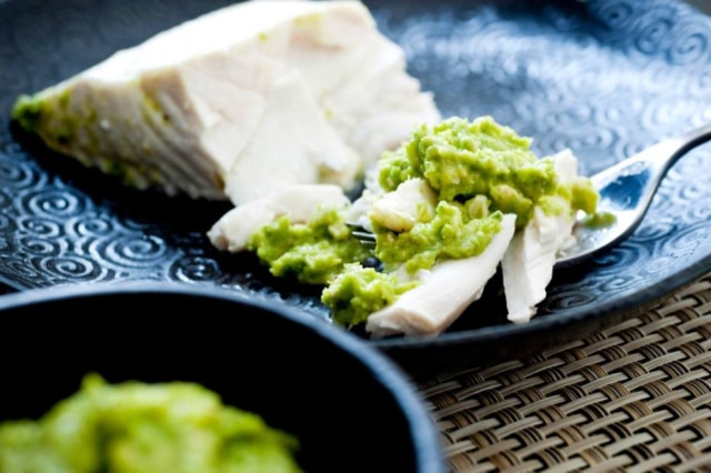 Evan Sung|NYT Receita de pesto de aspargo, sem tirar a pele