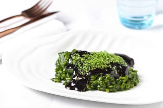 Divulgação Intenso. Arroz de plâncton do chef Anfel Leon.