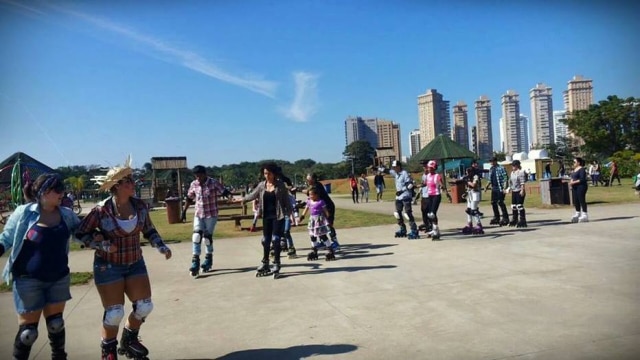 Divulgação Grupo Sampa Rollers promove atividades em SP