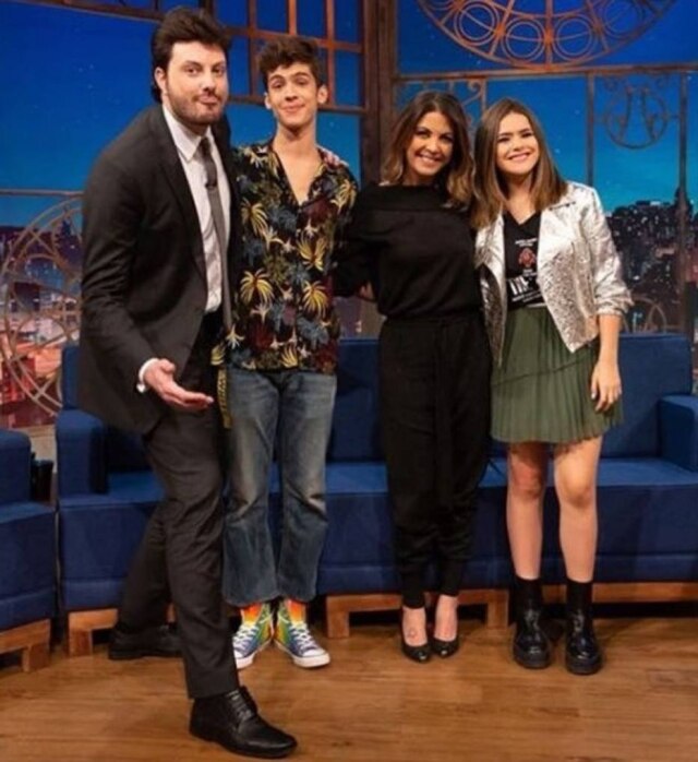 Instagram/@maisa Danilo Gentili, João Guilherme, Thalita Rebouças e Maísa Silva.