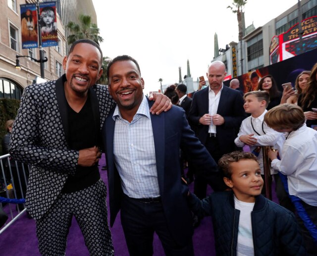 Mario Anzuoni/Reuters Will Smith e Alfonso Ribeiro contracenaram juntos em 'Um Maluco no Pedaço'.