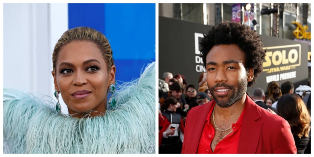 Eduardo Munoz e Mario Anzuoni/Reuters A cantora Beyoncé e o ator Donald Glover.