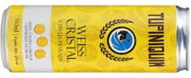 Cervejaria Tupiniquim Tupiniquim Weiss Cristal, com trigo.
