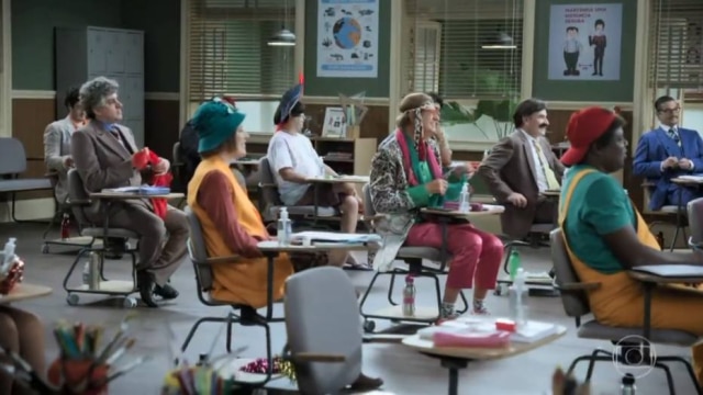 Reprodução/TV Globo 'Escolinha do Professor Raimundo' volta às aulas com protocolos de segurança contra coronavírus