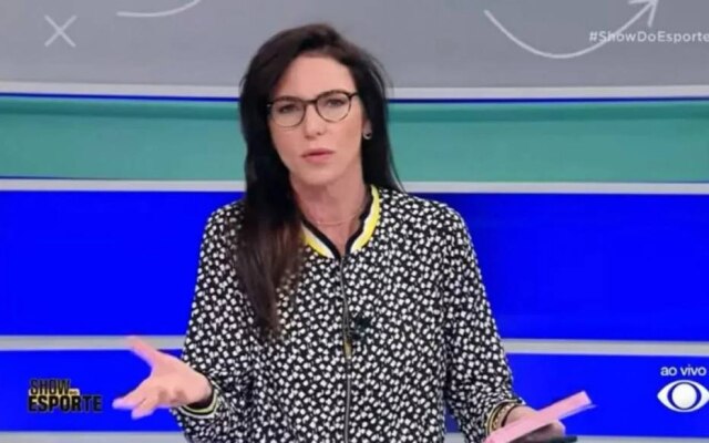 YouTube/Esporte na Band Após questionar acusações de racismo contra Piquet, Glenda Kozlowski pediu desculpas nas redes sociais e durante o 'Show do Esporte', na Band.