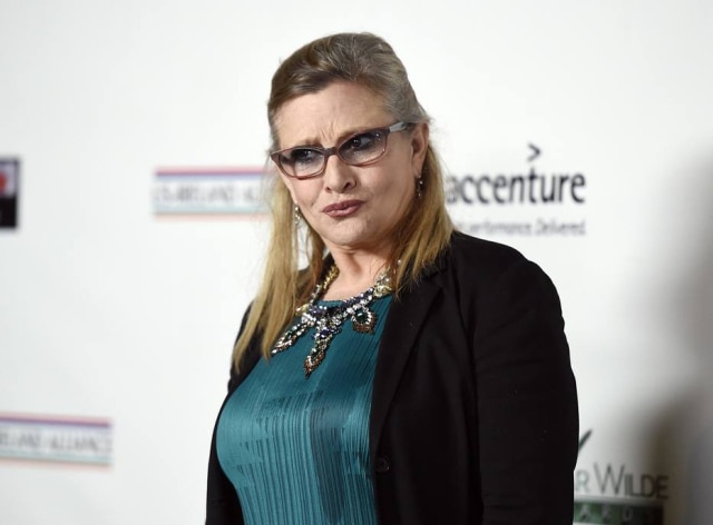 Kevork Djansezian/Reuters A atriz Carrie Fisher já mandou uma língua de boi para produtor de Hollywood que assediou uma de suas amigas