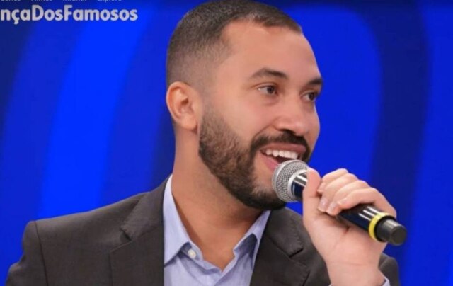 Twitter/ @tvglobo Gilberto Nogueira durante o programa 'Super Dança dos Famosos'