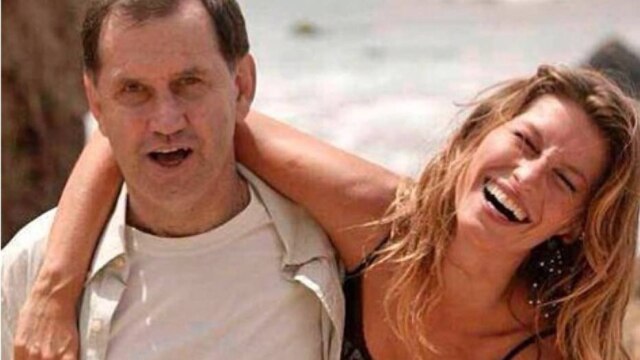 Reprodução Instagram Gisele Bündchen ao lado do pai, Valdir Bündchen "Sinto imenso orgulho de ser pai dela"