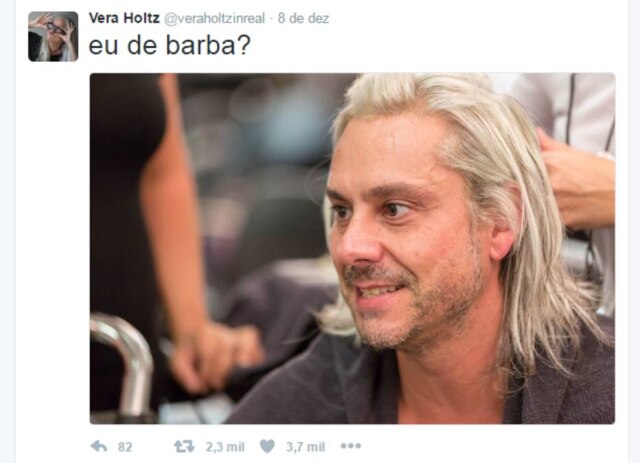 Reprodução/Twitter/Vera Holtz