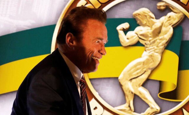 REUTERS/Nacho Doce Arnold Schwarzenegger no evento Arnold Classic em São Paulo.
