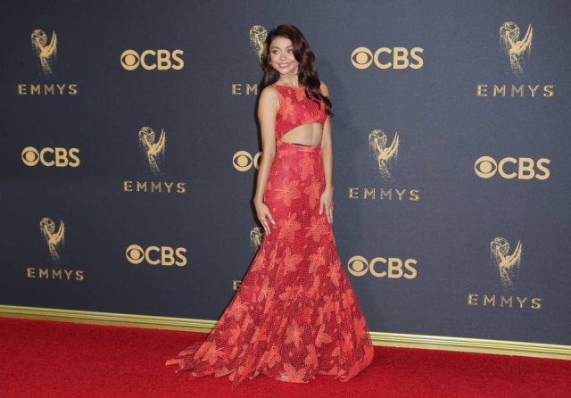 69th Primetime Emmy Awards ? Arrivals ? Los Angeles, California, U.S., 17/09/2017 - Sarah Hyland. REUTERS/Mike Blake