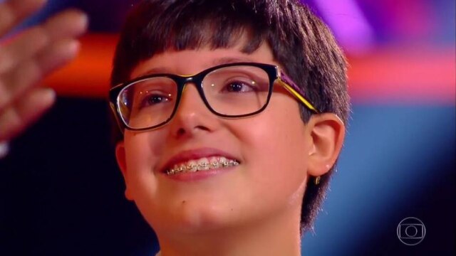 Reprodução/Globo Matheus Loubet, eliminado do 'The Voice Kids'