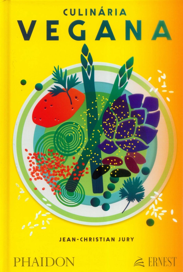 Capa do livro "Culinária Vegana".
