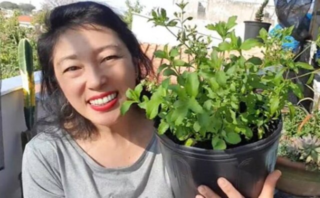 Instagram / @horta_do_ditian Amélia produzia vídeos para o canal Horta do Ditian, que fala sobre jardinagem e tem mais de 1 milhão de inscritos