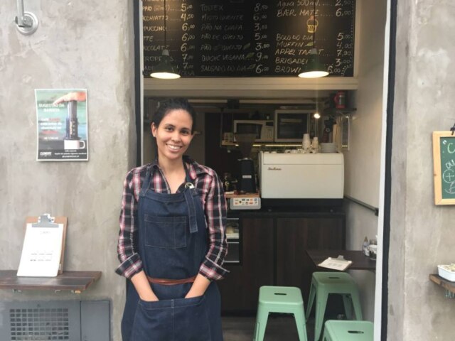 Ana Paula Boni|Estadão Tatiana Rocha, que abandonou o marketing para abrir seu próprio café