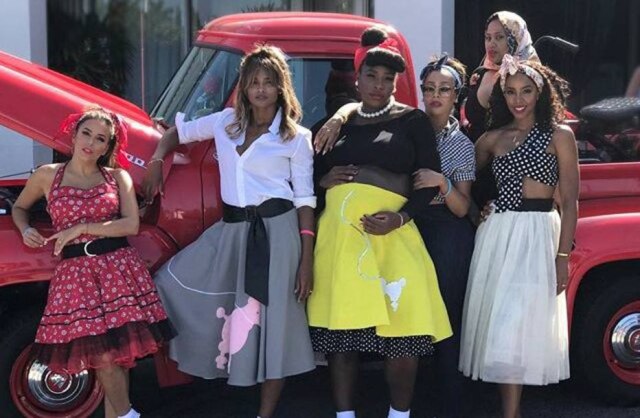 Instagra.com/ciara Tenista e suas amigas foram vestidas a caráter