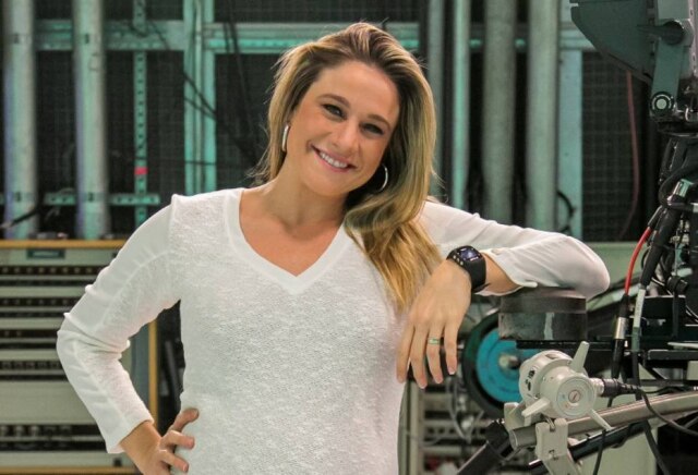Paulo Belote/Globo/Divulgação Fernanda Gentil, apresentadora de TV