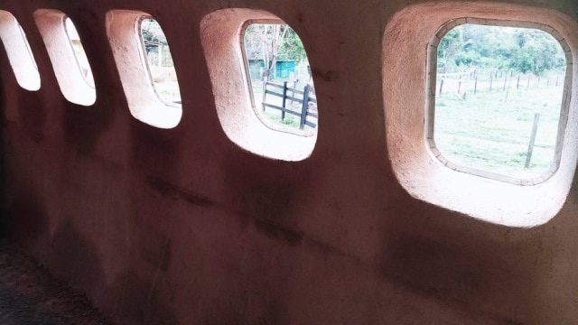 Imagem cedida por Geraldo Araújo Segundo Geraldo, o interior da construção deverá se parecer com o interior de uma aeronave quando ficar pronto