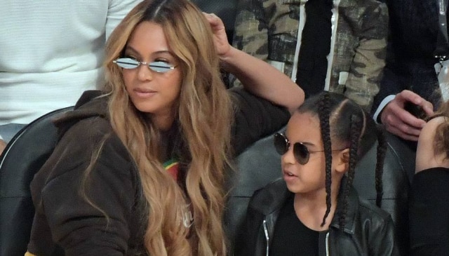 Kirby Lee/USA TODAY Sports Cantora Beyoncé e sua filha, Blue Ivy