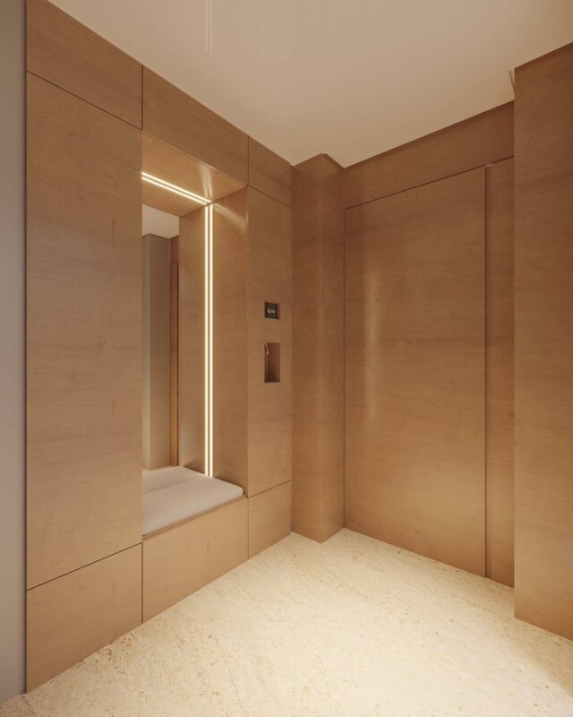 Marcelo Rosset Arquitetura Hall de entrada projetado por Marcelo Rosset
