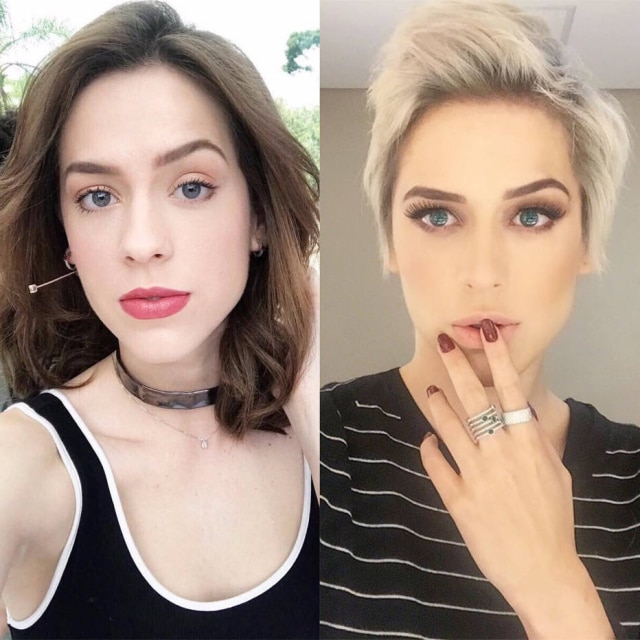 Instagram/ @sophiaabrahao Sophia Abrahão adora brincar com a cor dos seus fios. Além de morena e planitada, a atriz já ficou ruiva algumas vezes