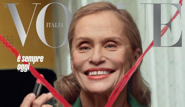 Steven Klein/Vogue Italia/Divulgação Lauren Hutton já estrelou outras 40 edições da Vogue