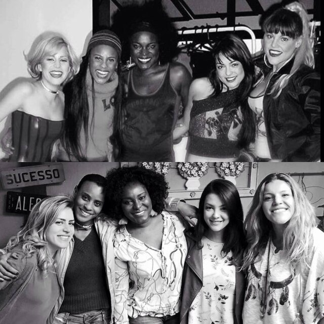 Foto: www.facebook.com/OficialRouge Rouge em 2003 e em 2017.