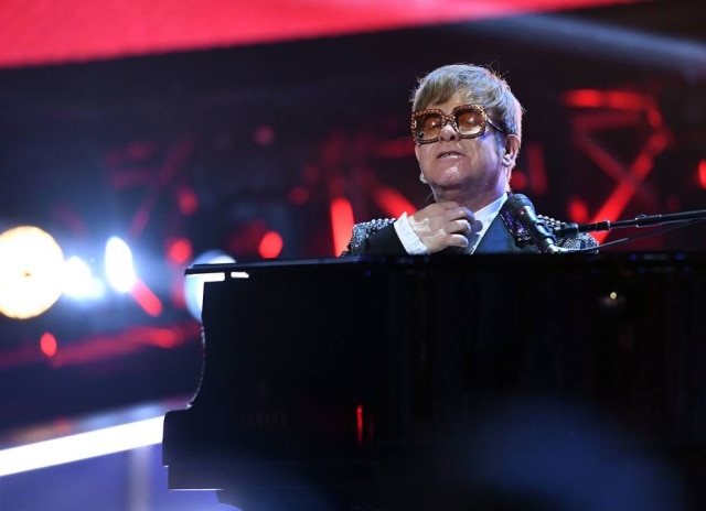 Angela Weiss/ SFP O cantor britânico Elton John