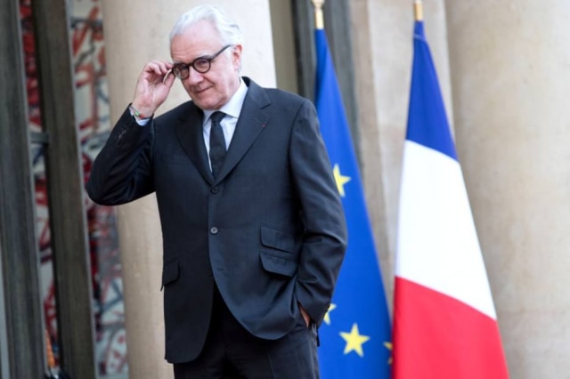 Philippe Wojazer|Reuters Alain Ducasse chega para um jantar no Palácio do Eliseu em abril deste ano.