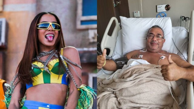 Reuters/Maria Alejandra Cardona e Twitter/@anitta Após 13 dias no hospital, Mauro Machado, pai de Anitta, recebe alta e compartilha momento nas redes sociais.