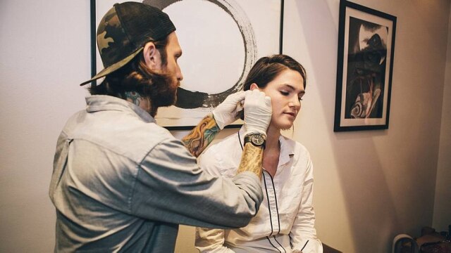 Sam Polcer/The New York Times J. Colby Smith com Breanna Daly