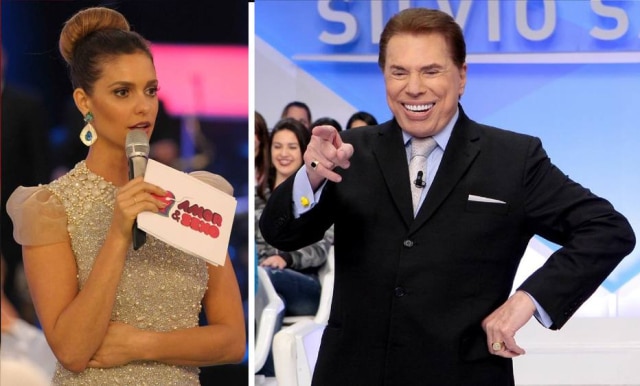 João Cotta/ Rede Globo | Lourival Ribeiro/ SBT Fernanda Lima e Silvio Santos: polêmica continua