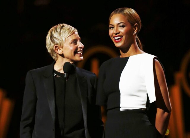 Mike Blake/Reuters A apresentadora Ellen DeGeneres começou uma campanha para convencer Beyoncé a segui-la no Instagram.