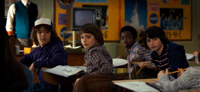 Cedida pela Netflix Cena da segunda temporada de 'Stranger Things'.