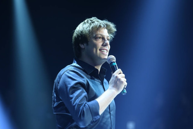 Jose Patricio/ESTADÃO Fábio Porchat diz que vê com positividade a concorrência entre talk shows no Brasil. 'Quanto mais, melhor', disse.