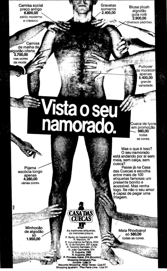 Acervo/Estadão Anúncio publicado no Estadão de 09/6/1983