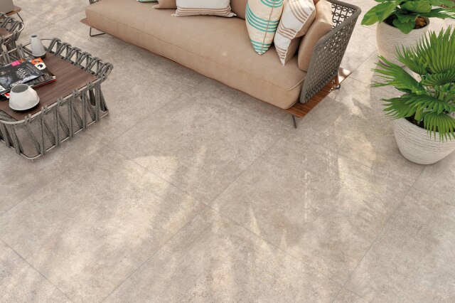 ViaRosa Detalhe do porcelanato da ViaRosa
