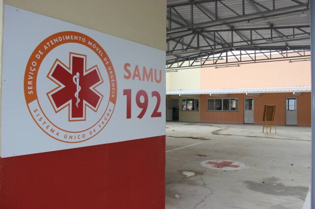Divulgação/Prefeitura de Taubaté Fachada do Samu na cidade de Taubaté (SP)