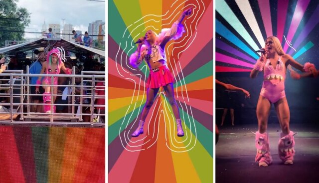 Instagram/@pabllovittar Trechos do clipe de Pabllo Vittar.