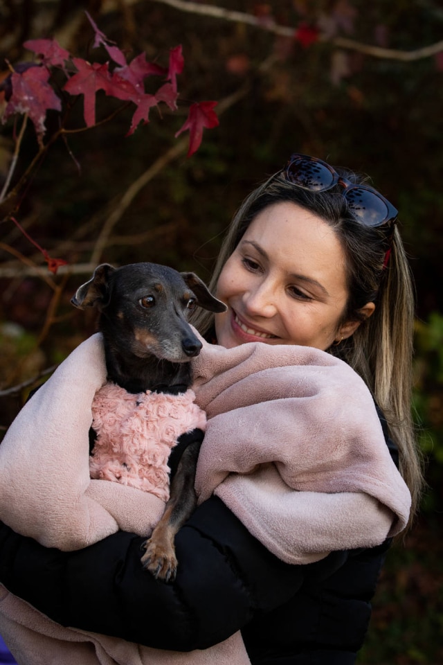 Rodrigo Agnelli/ Comportpet Flávia Panella e sua cachorrinha Olívia