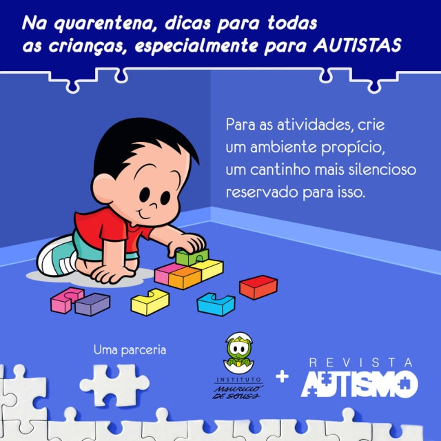 Divulgação Para pacientes com TEA, ter um cantinho silencioso para as atividades é importante.
