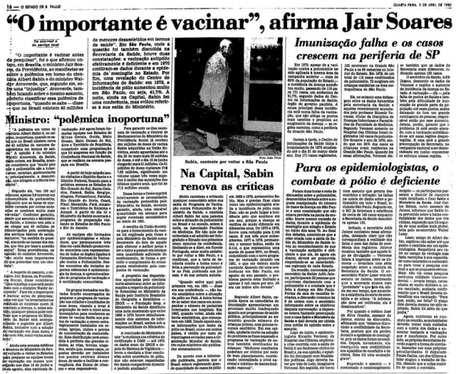 Acervo/Estadão > Estadão - 02/4/1980
