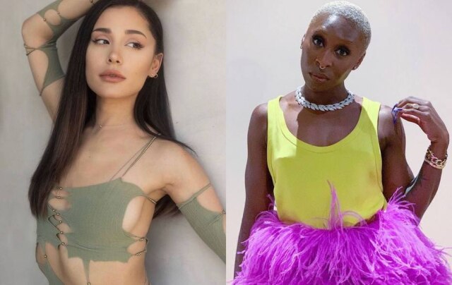 Instagram/ @arianagrande/ Instagram/ @cynthiaerivo Ariana Grande e Cynthia Erivo vão interpretar as bruxas Glinda e Elphaba
