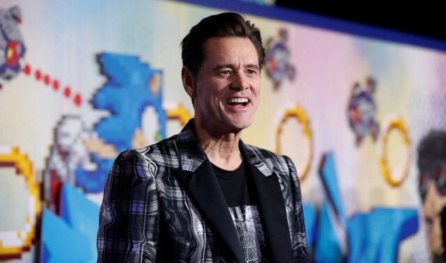REUTERS/Mario Anzuoni 'Sonic the Hedgehog 2' pode ser o último filme da carreira de Jim Carrey, que decidiu se aposentar aos sessenta.