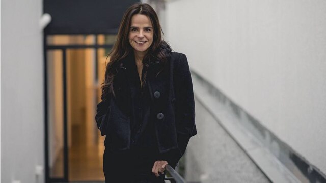 Marcelo Brandt Luciana Brito em sua galeria na Vila Olímpia